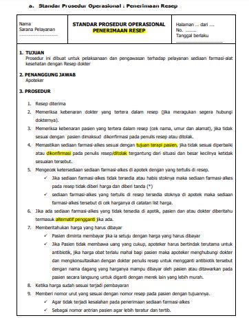 ggpos|4 Komponen Penting Dalam SOP Apotek, Simak Yuk! .